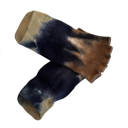 Low Rise Half Toe Grip Socks - Wintertide (Barre / Pilates)