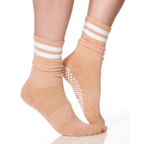 Scrunch Half-Toe Knee high Grip Socks (Barre / Pilates)