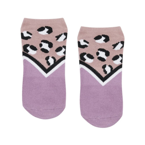 MoveActive Ballet Non Slip Grip Socks - Cheetah Nude – YogaAum