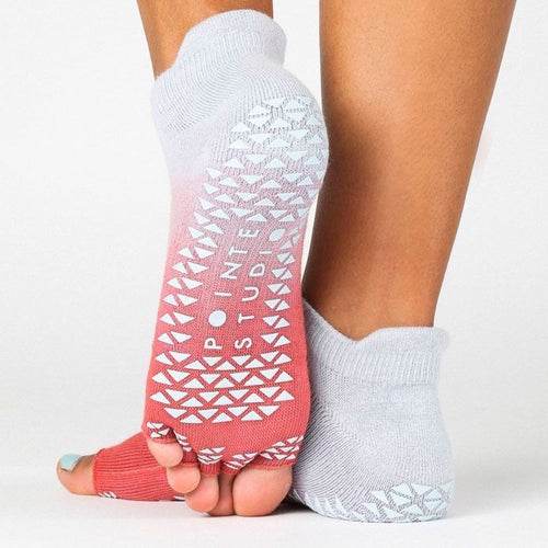 Elle Toesox NEW Pink Half Toe Gripper Socks Size M US W 8.5 - 10