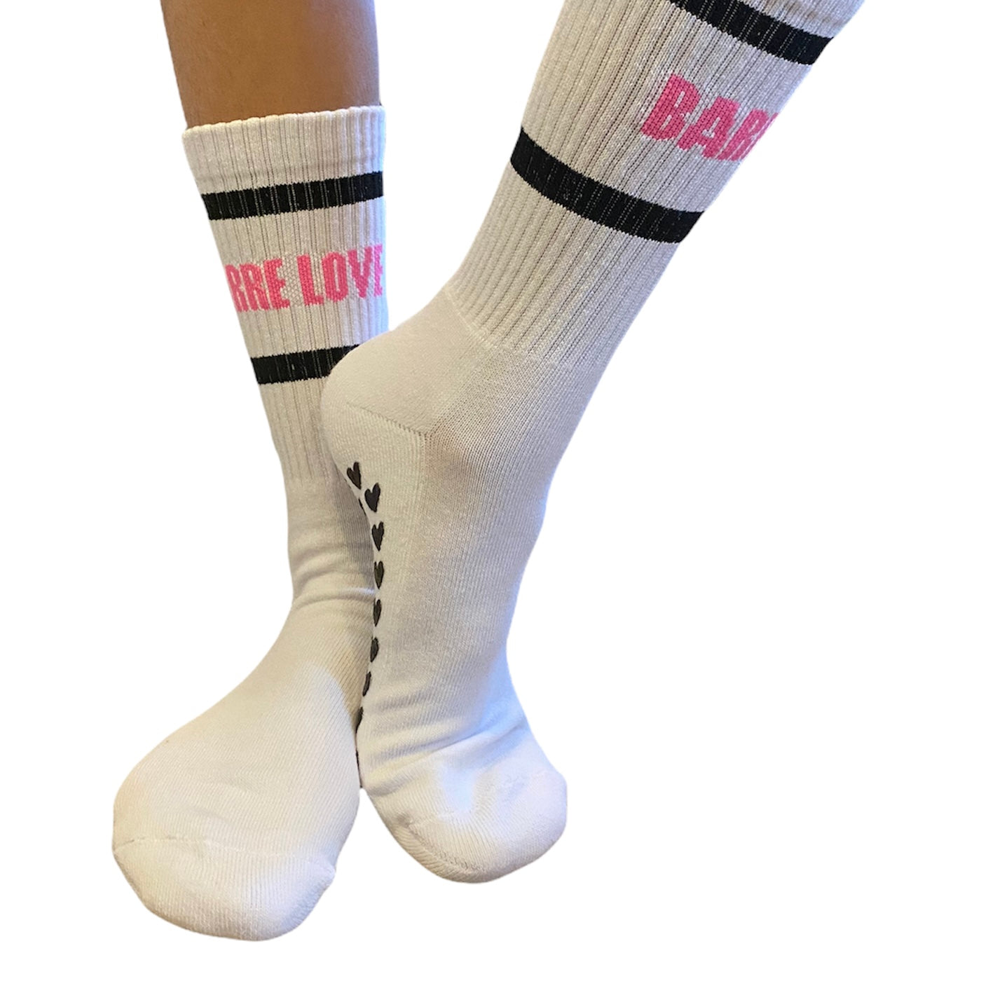 Barre Love - Crew Grip Socks