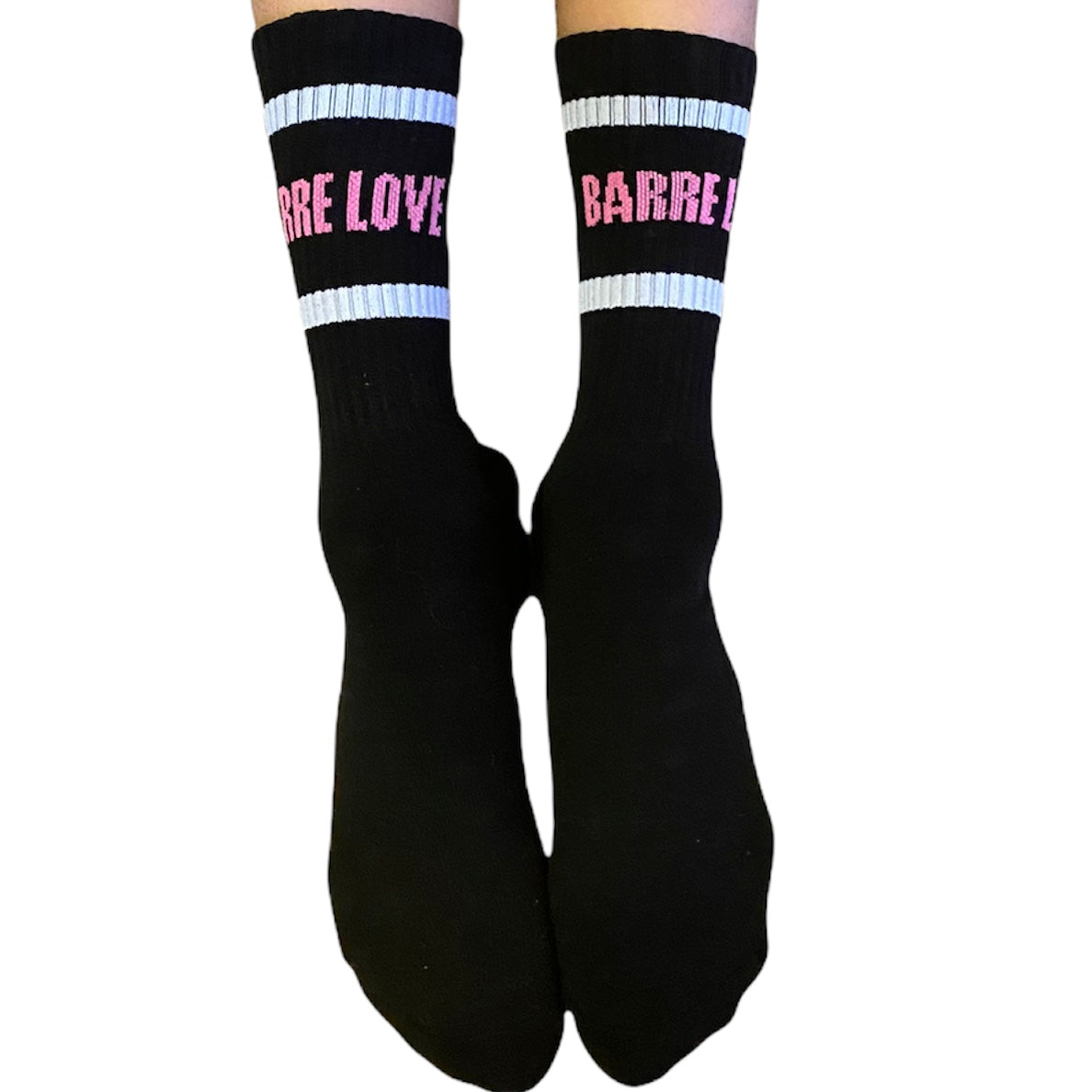 Barre Love - Crew Grip Socks