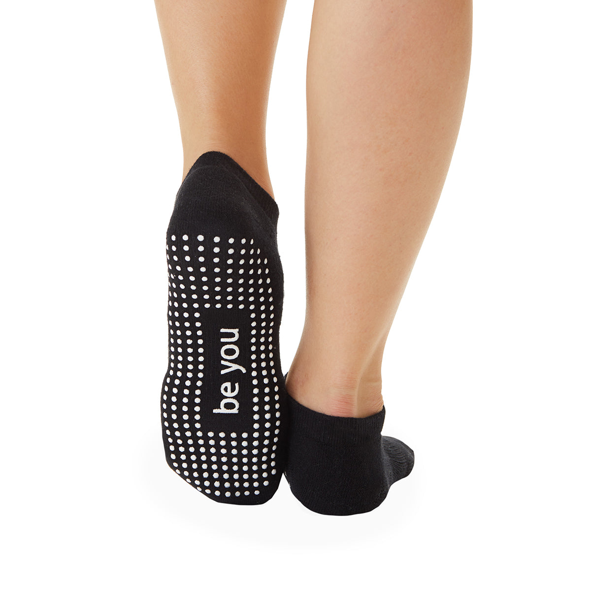 Be You - Black White Grip Socks (Barre / Pilates)