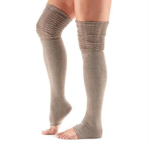 Leg Warmers - Ruched Garnet