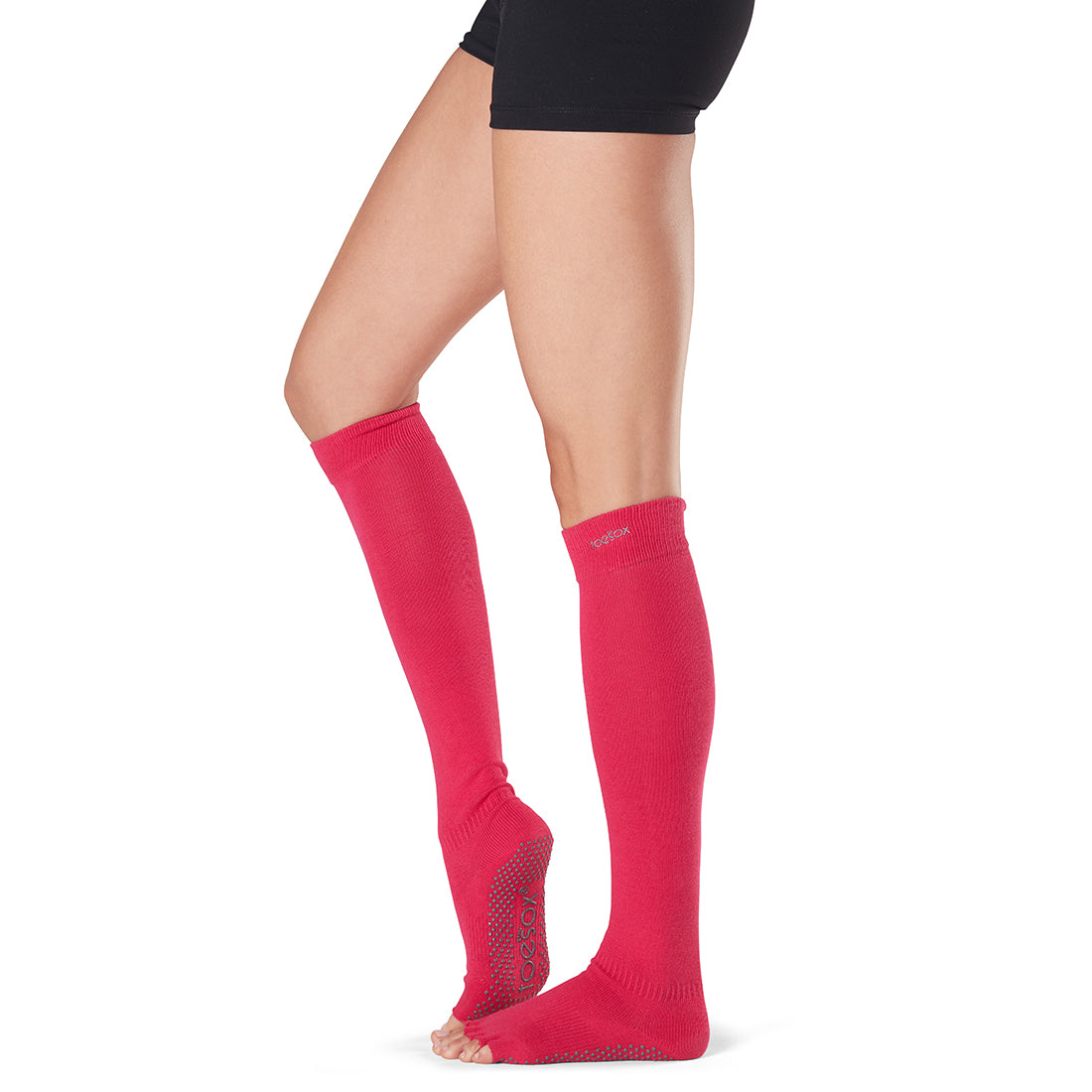 Scrunch Half-Toe Knee high Grip Socks (Barre / Pilates)