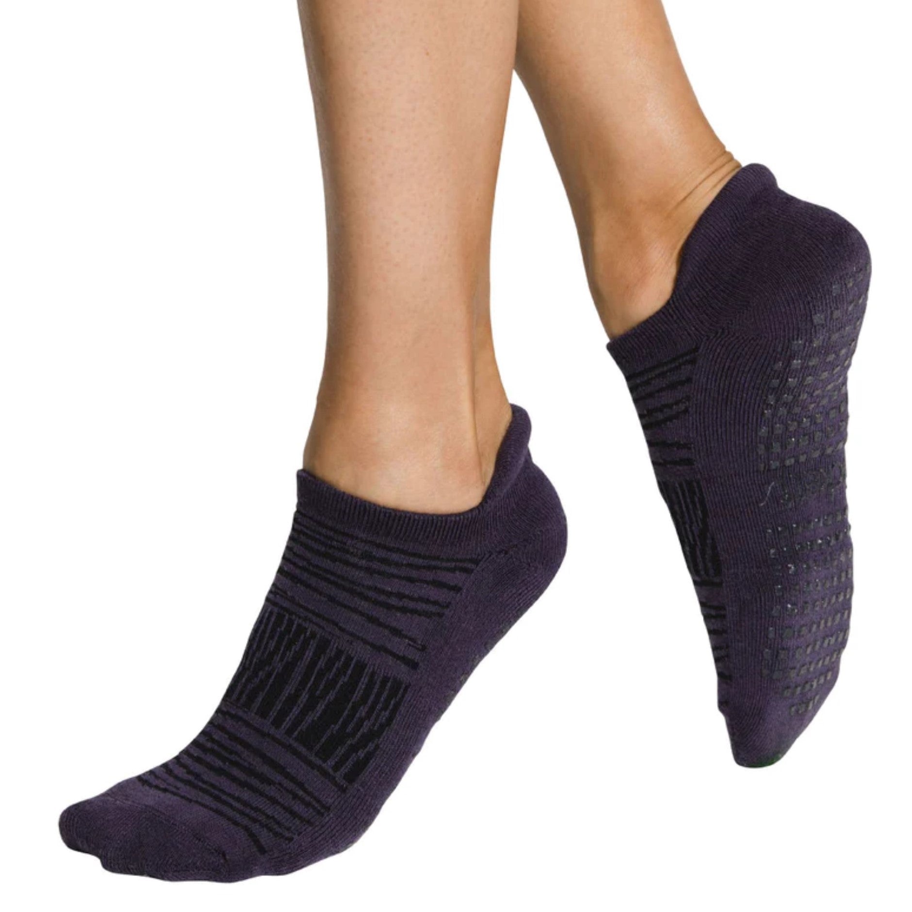 Tab Closed Toe Grip Socks -Wild Power 2 Pack (Barre / Pilates)