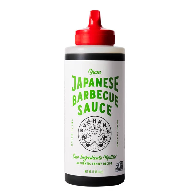 Bachan's Japanese Barbecue Sauce, Yuzu Citrus, 17 oz Bottle
