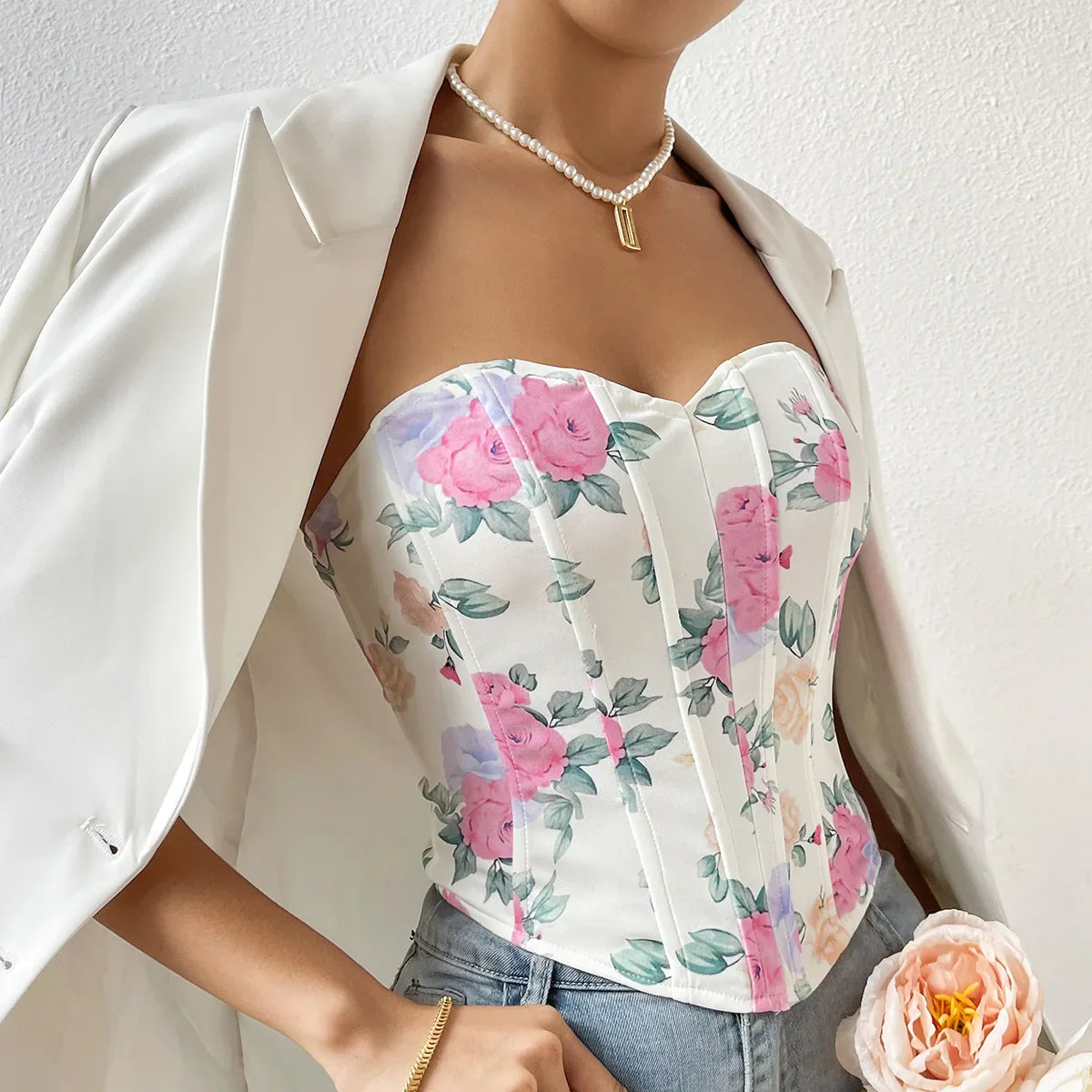 Analisa Floral Corset Top