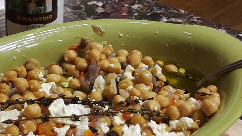 Olive Oil Braised Chickpeas