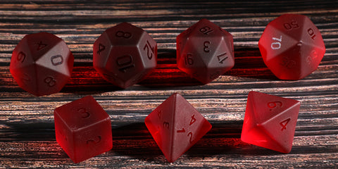 Frosted Glass Dice