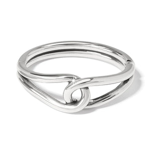 Interlok Curve Hinged Bangle - Bella Luna Gifts