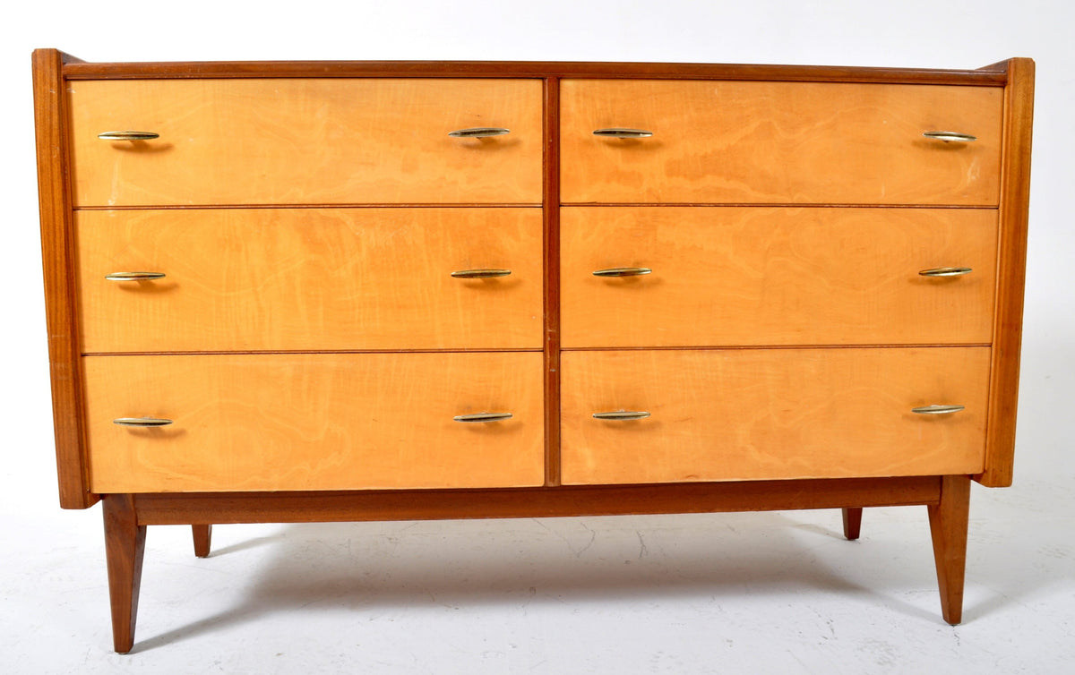 Mid Century Modern Chest Of Drawers Dresser By Alfred Cox With Ac