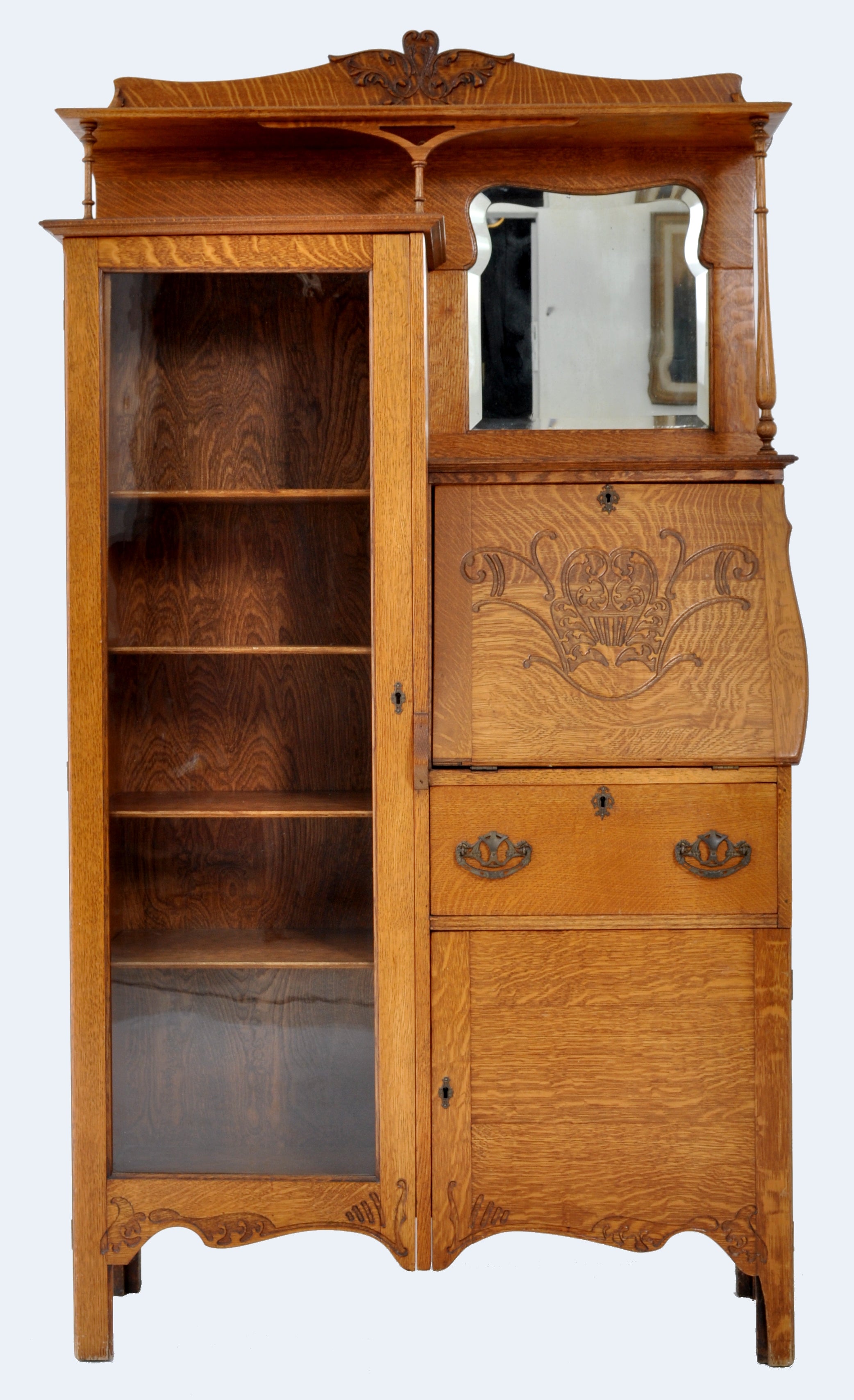 china cabinet with desk