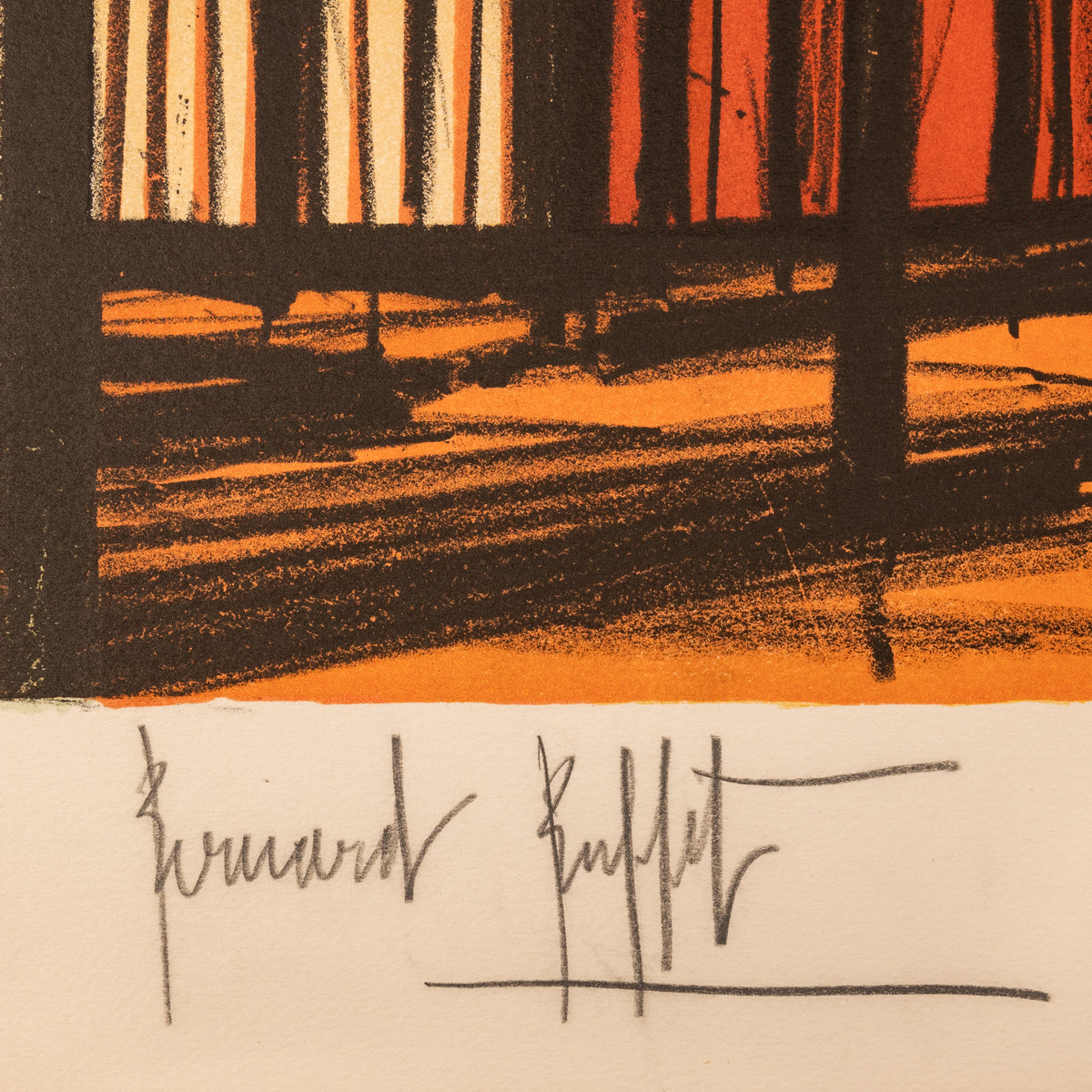 Original French Modernist . Proof Lithograph Signed Bernard Buffet –  BLOOMSBURY FINE ART & ANTIQUES