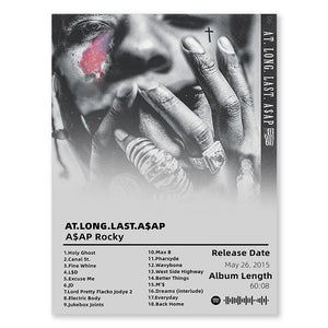 A$AP Rocky At. Long. Last. ASAP Album Poster - Sky High Prints