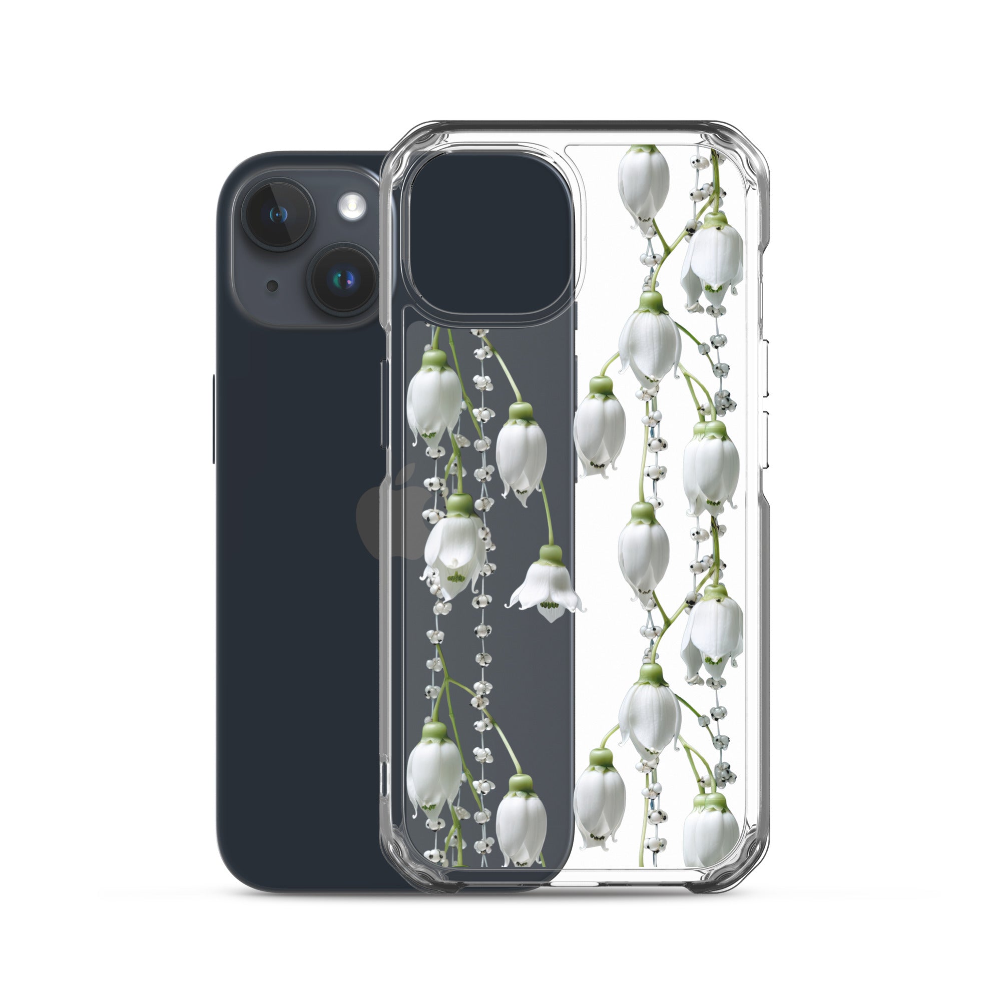 *Clear Case* Canterbury Bells - iPhone 15, iPhone 15 Pro, iPhone 15 Pro Max, & iPhone 15 Plus