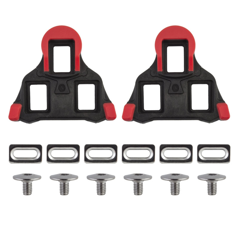 Origin8 Split Fixed SPD-SL Cleats Black/Red SPD-SL 0° Fixed