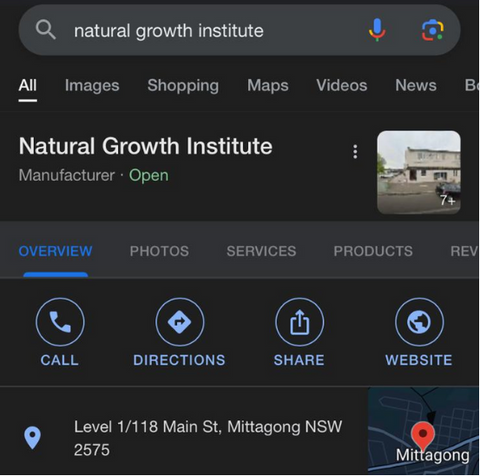 Google Natural Growth Institute on Your Mobile