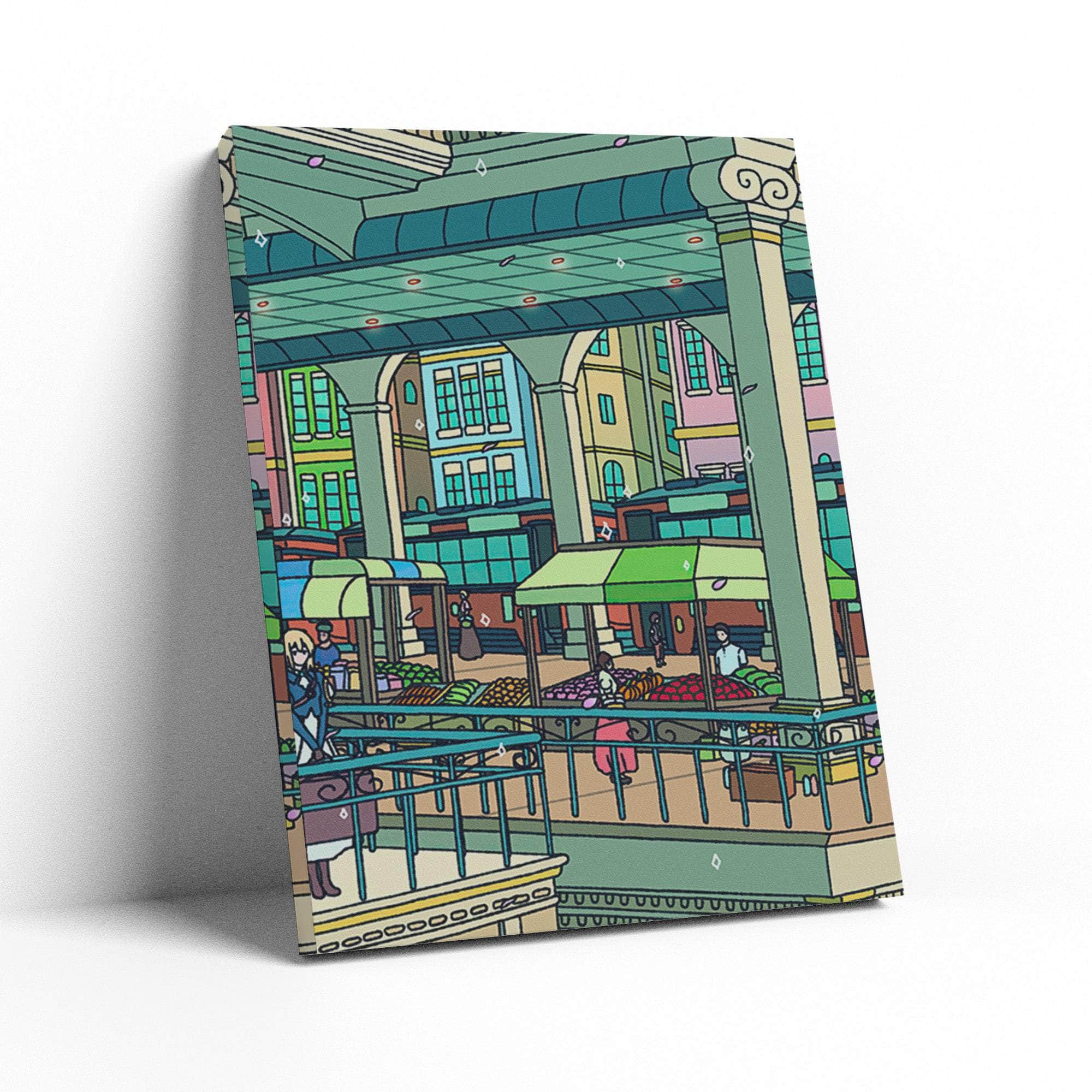 Bus Market Wall Art