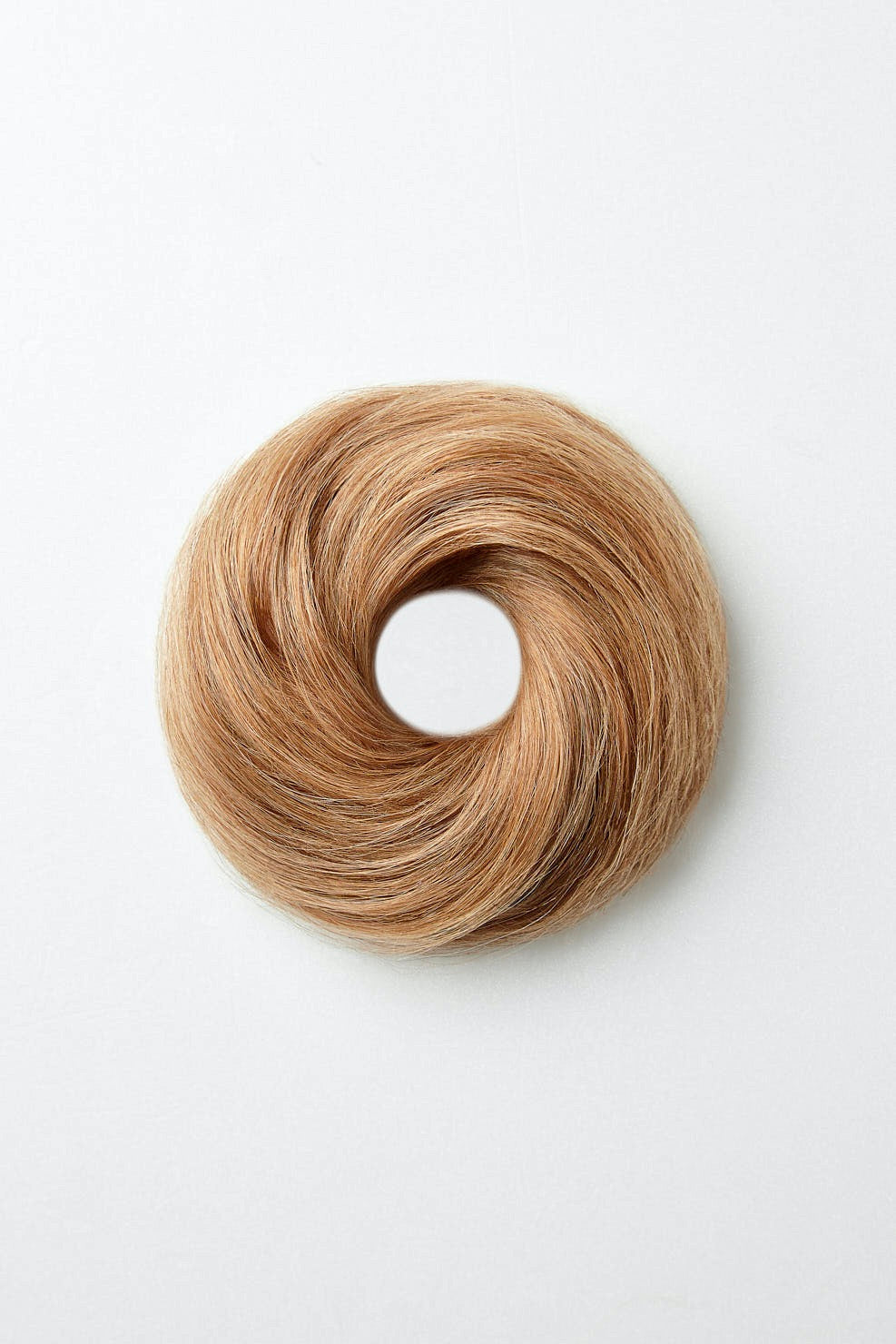 Hair Scrunchie - Echthaar Haargummi - 19 mittelblond natur