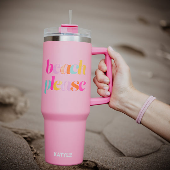 40oz Katydid Tumbler Hot Pink