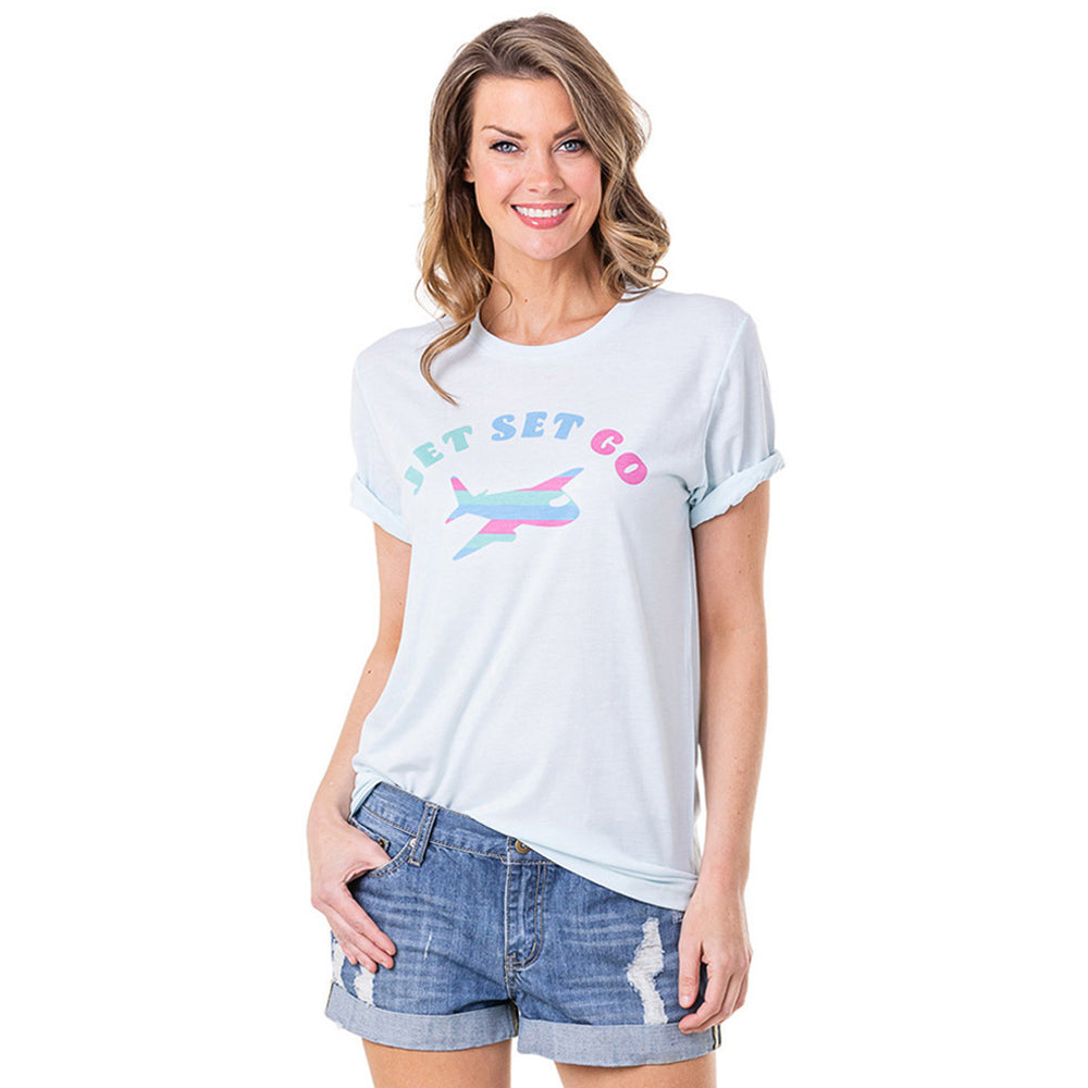 Jet Set Go Women's Wholesale T-Shirts