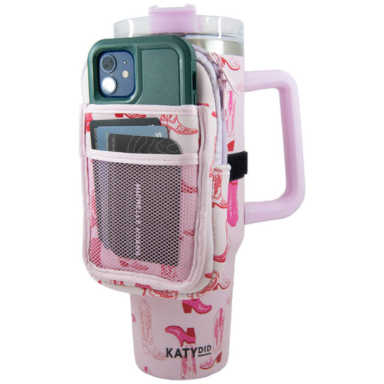 Light Pink Wholesale Tumbler Attachable Bag