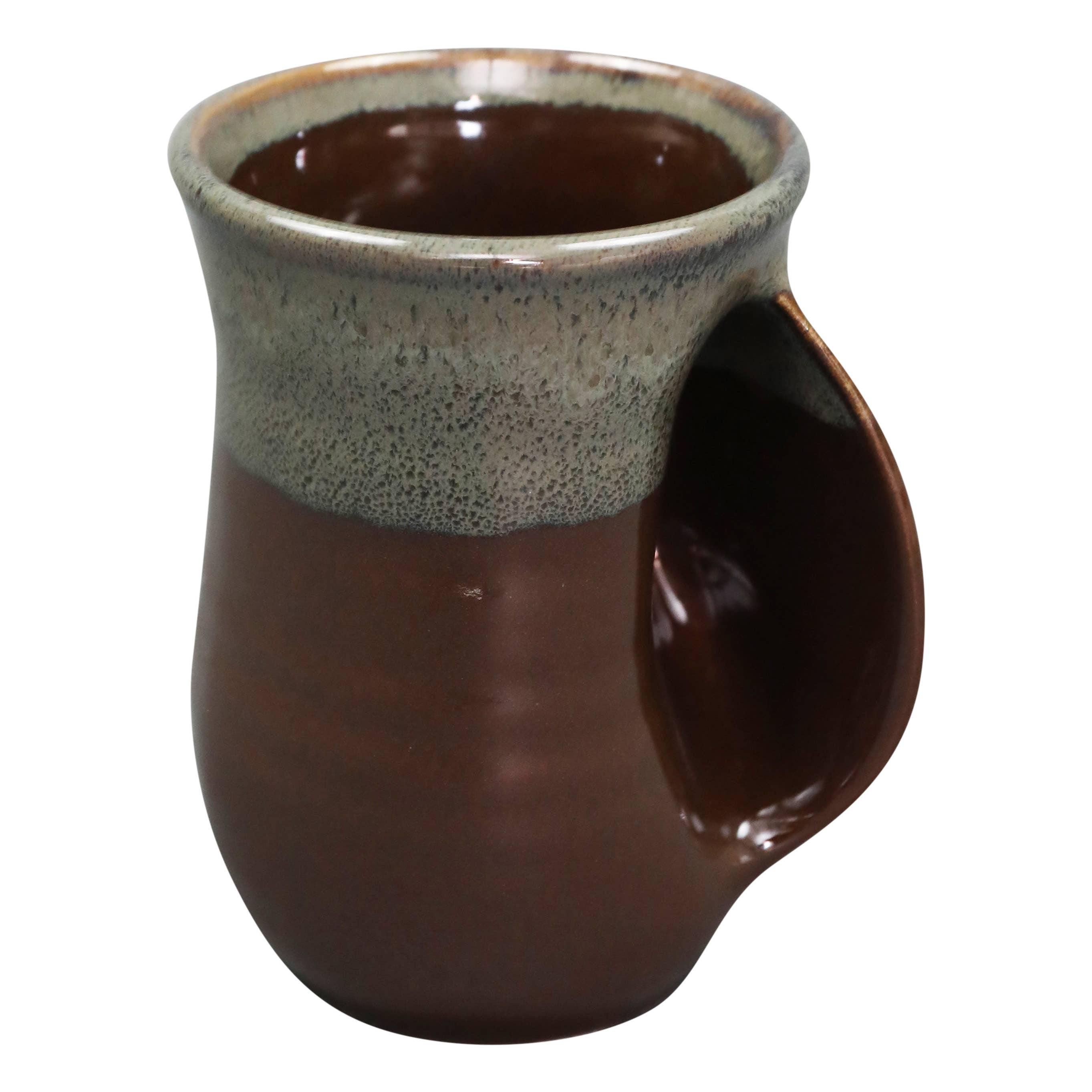 The Original Handwarmer Mug: Mocha / Right Hand