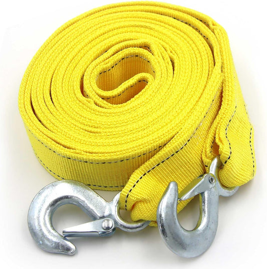 Tow Strap with Hooks,2”X20' Heavy Duty Tow Rope for Vehicles,Car