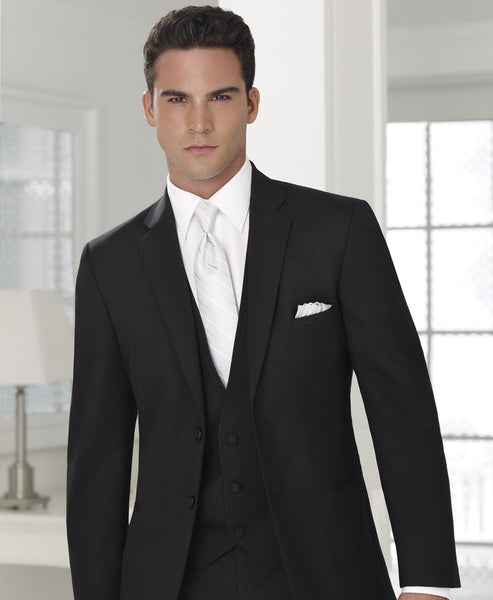 Black Notch Lapel Suit