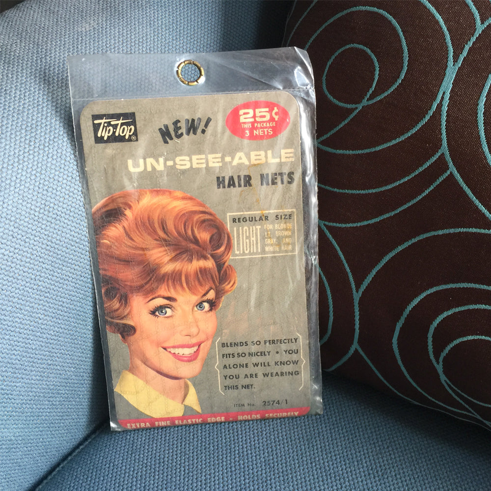 1960s Tip Top Nylon Hair Net Hairnet Vintage Hair Accessories