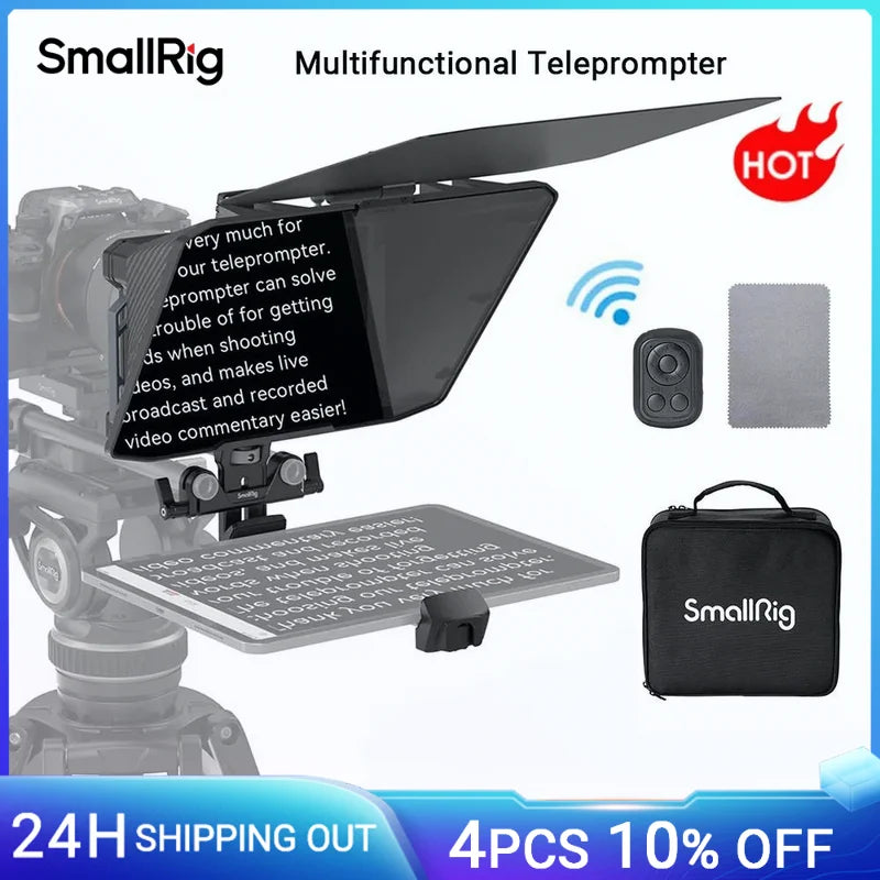 SmallRig Multifunctional Teleprompter for iPad Tablet up to 11 inch