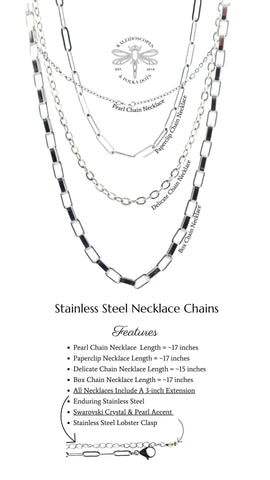 Stainless Steel Chain Necklace - Features