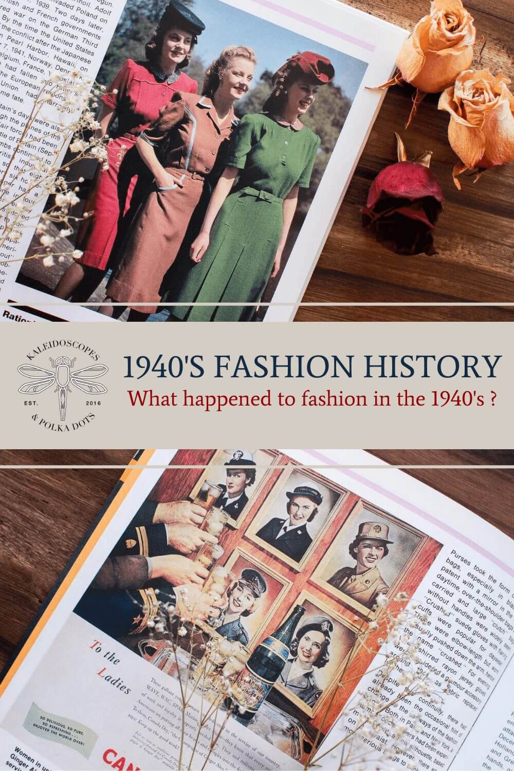 Vintage 1940s dresses - Styles, History Timeline - Vintage Blog