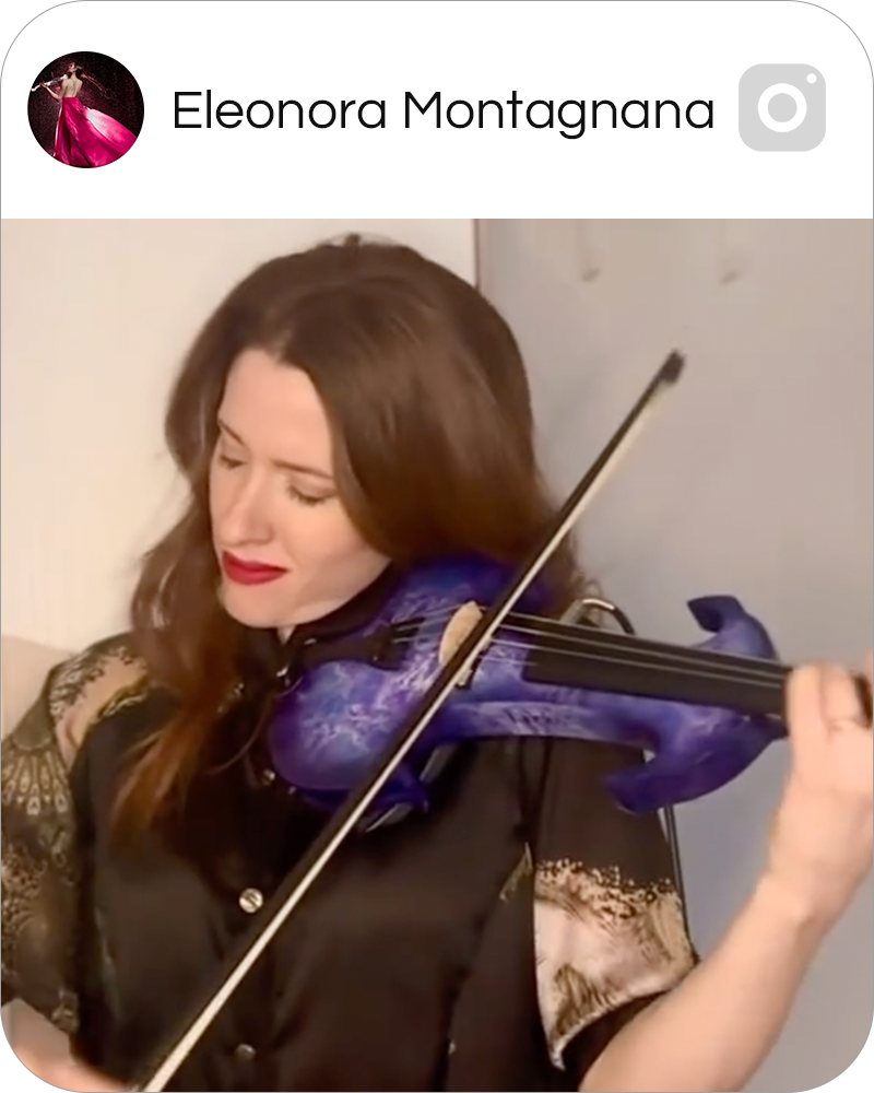 Eleonora with Dove Electric Violin
