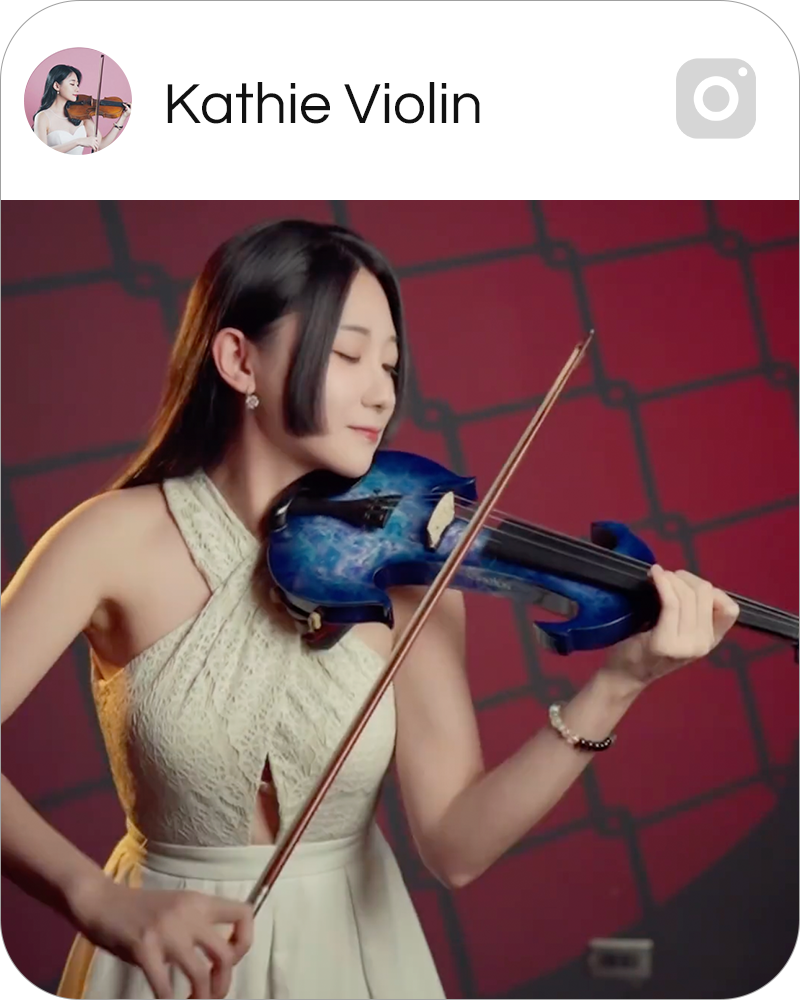 Kathie with Dove Electric Violin