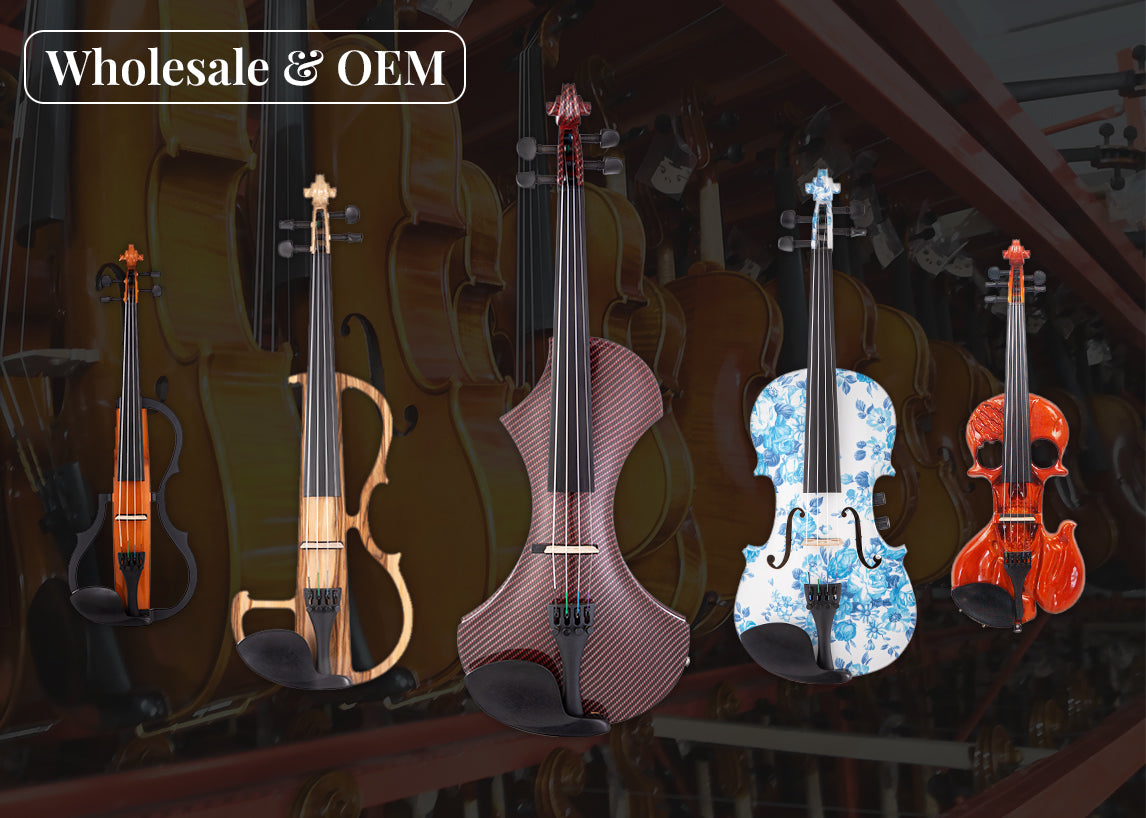Kinglos wholesale & OEM electric violin catalog