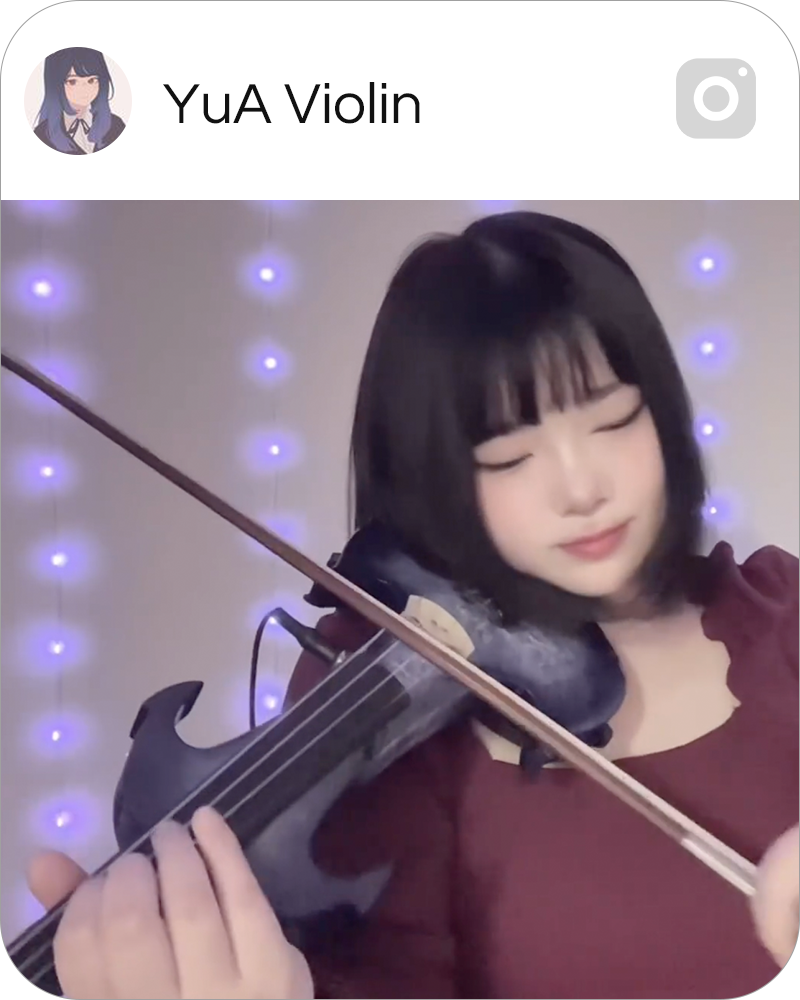 YuA with Dove Electric Violin