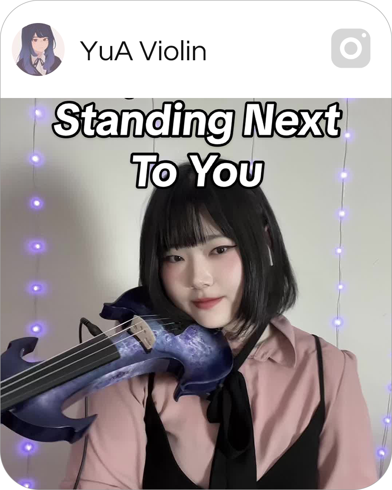 YuA with Dove Electric Violin