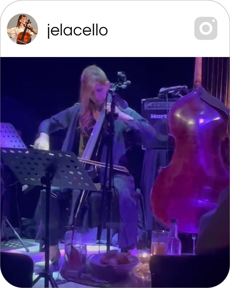 Jela with Kinglos Cello