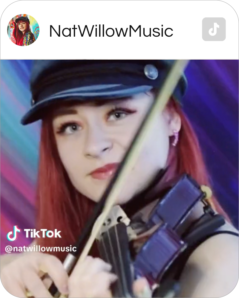 Nat with Kinglos Electric Violin