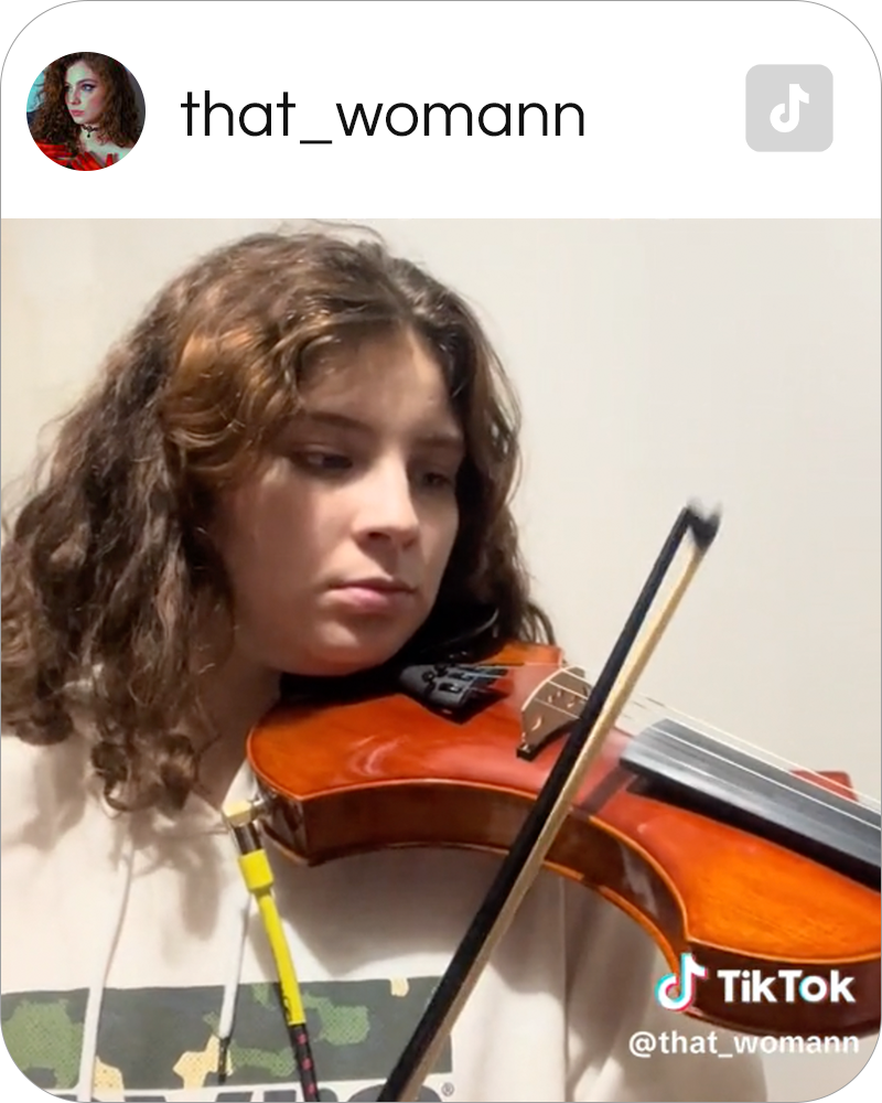 Thatwomann with Kinglos Electric Violin