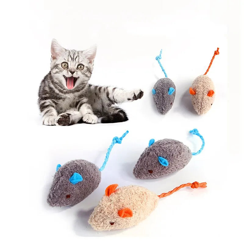 Cat Plush Mouse Bite-resistant Catnip Toy