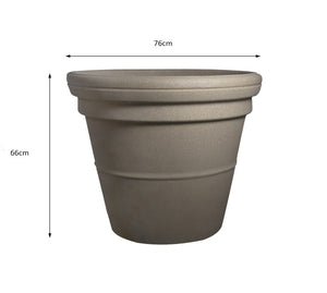 180 litre Prestige large terracotta style pot planter – Freeflush Water ...