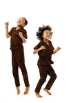Kids African Print Pyjamas-Black Rooster - OHEMA OHENE AFRICAN INSPIRED FASHION