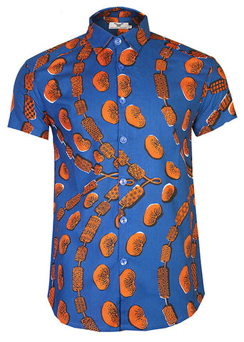 african print short sleeve shirts