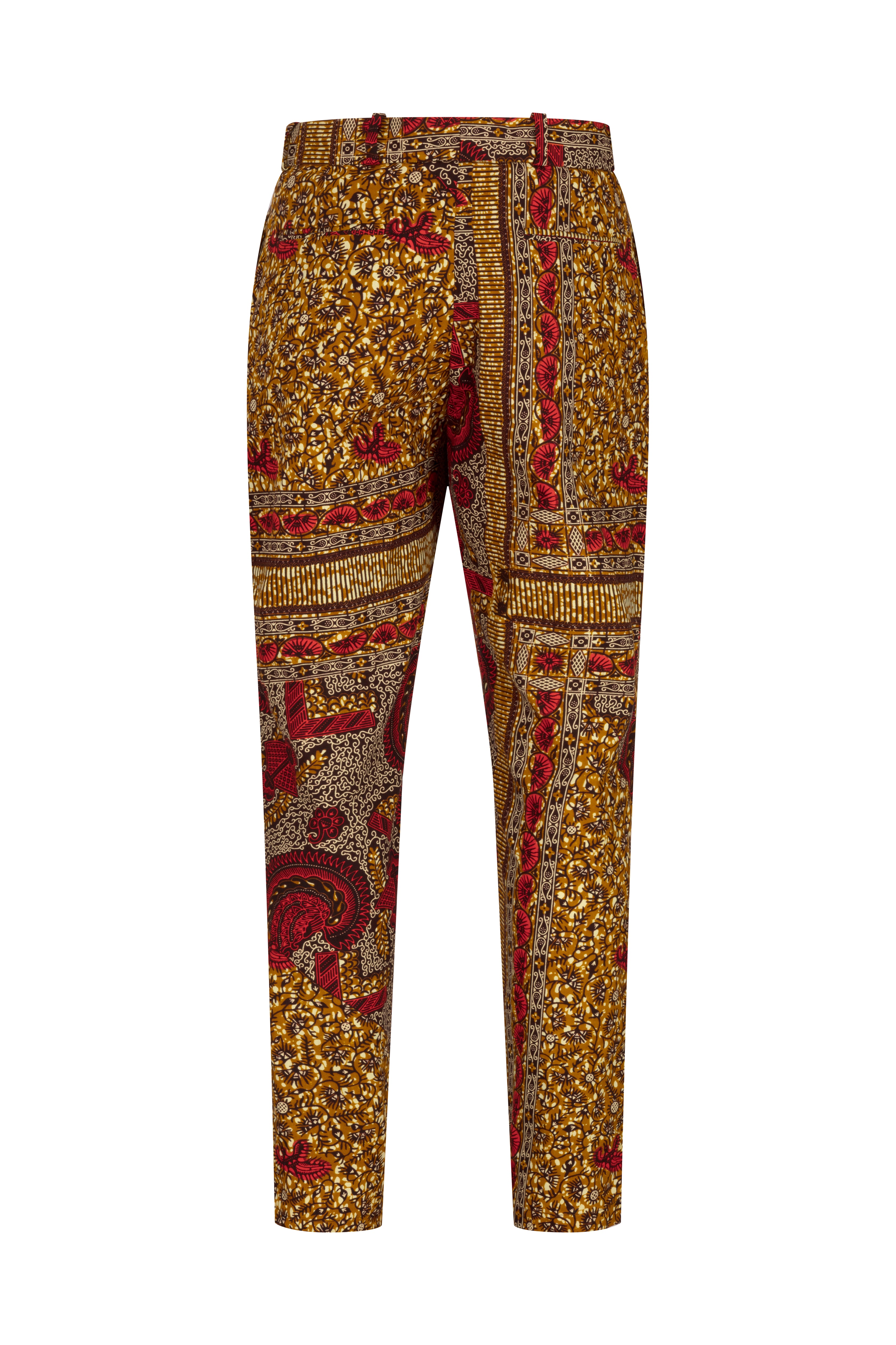 African Print Trousers | Unisex Colourful Trousers | Ashanti Empress