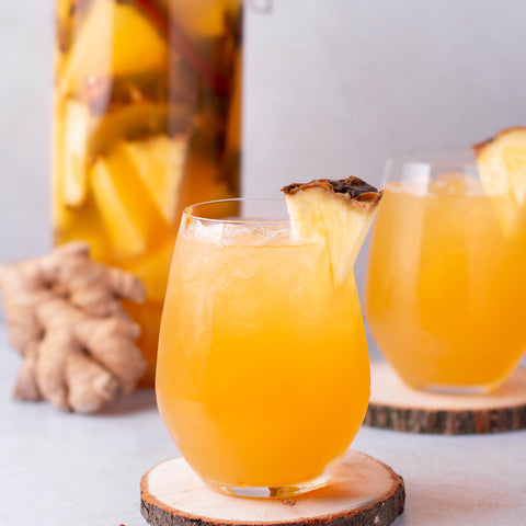 Pineapple Ginger Punch drink for summer sipping