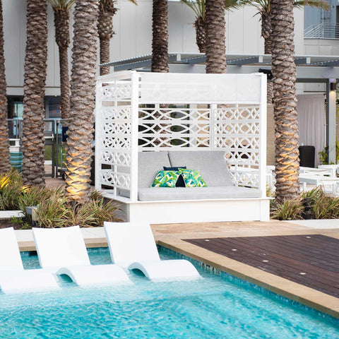 Ledge Lounger in-pool furniture: Signature Chaises and Daybeds