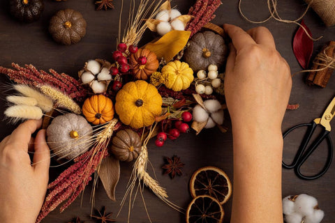 Creating a Fall Centerpiece